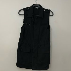 Denim Miss Me black vest size small
